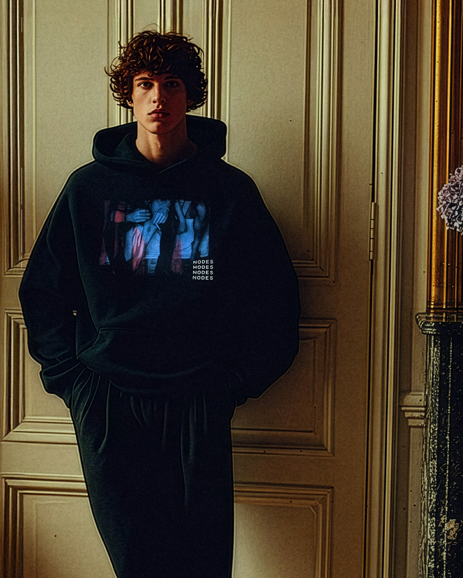 NODES Hoodie - Lookbook styling