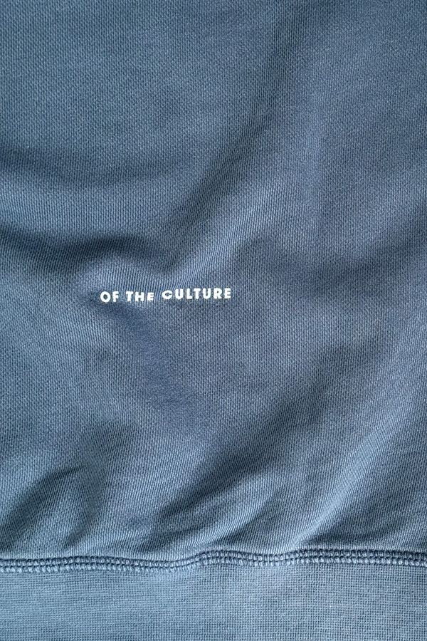 WE / ME Orion Blue French Terry Crewneck - Back View